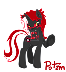 Size: 2500x2717 | Tagged: safe, artist:potzm, oc, oc only, oc:lawyshadow, pony, unicorn, glasses, high res, hoofbump, solo