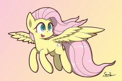 Size: 3000x2000 | Tagged: safe, artist:sheandog, part of a set, fluttershy, g4, female, flying, high res, solo