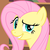 Size: 600x600 | Tagged: safe, screencap, fluttershy, pegasus, pony, a bird in the hoof, g4, always works, dreamworks face, female, grin, looking at you, mare, raised eyebrow, smirk, solo, trollface
