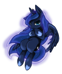 Size: 1024x1221 | Tagged: safe, artist:pugu25603023, princess luna, g4, female, simple background, solo, transparent background