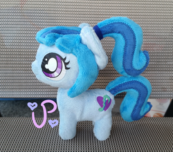 Size: 656x576 | Tagged: safe, artist:ultrapancake, sonata dusk, pony, g4, irl, photo, plushie, ponified, solo