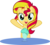 Size: 915x822 | Tagged: safe, artist:punzil504, sunset shimmer, pony, unicorn, g4, cute, female, filly, filly sunset shimmer, happy, looking at you, milkshake, milkshake ponies, open mouth, shamrock shake, shimmerbetes, simple background, smiling, solo, transparent background, vector, weapons-grade cute, younger