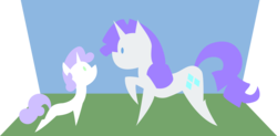 Size: 6351x3131 | Tagged: safe, artist:liracrown, rarity, sweetie belle, g4, absurd resolution, sisters