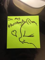 Size: 600x800 | Tagged: safe, artist:postitpony, bronycon2014, photo, sticky note