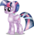 Size: 2450x2535 | Tagged: safe, artist:infinitewarlock, twilight sparkle, alicorn, crystal alicorn, pony, g4, crystal twilight, crystallized, female, high res, mare, simple background, solo, transparent background, twilight sparkle (alicorn), vector