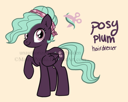 Size: 1024x820 | Tagged: safe, artist:matrixpotato, oc, oc only, oc:posy plum, pegasus, pony, solo