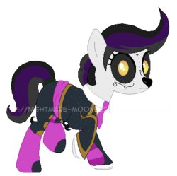 Size: 435x434 | Tagged: safe, artist:nightmare-moon222, oc, oc only, earth pony, pony, catrina (calavera garbancera), dia de los muertos, solo