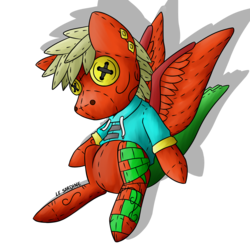 Size: 3000x3000 | Tagged: safe, artist:flysardineta, oc, oc only, oc:eddyn, high res, plushie, solo