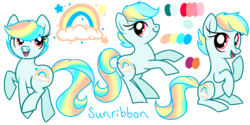 Size: 5950x2975 | Tagged: safe, artist:redshoebox, oc, oc only, oc:sunribbon, earth pony, pony, solo