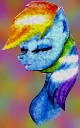 Size: 290x461 | Tagged: safe, artist:rozzy3, rainbow dash, g4, female, solo