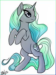 Size: 677x916 | Tagged: safe, artist:opalacorn, oc, oc only, oc:starfleet, pony, unicorn, solo