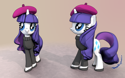 Size: 2000x1250 | Tagged: safe, artist:deathpwny, rarity, pony, g4, 3d, female, solo