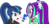 Size: 827x400 | Tagged: safe, artist:alkonium, artist:mit-boy, aria blaze, shining armor, sonata dusk, equestria girls, g4, argument, clothes swap, cup, gleaming shield, palette swap, recolor, rule 63, shining sonata