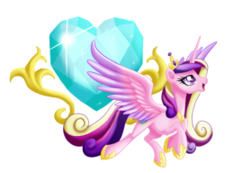 Size: 1024x788 | Tagged: dead source, safe, artist:arcadianphoenix, princess cadance, g4, female, simple background, solo, transparent background