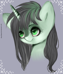 Size: 1700x2000 | Tagged: safe, artist:anuhanele, oc, oc only, oc:puffin, pony, portrait, solo