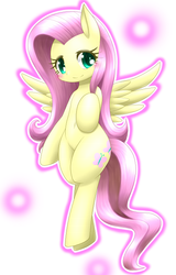 Size: 448x700 | Tagged: safe, artist:hashioaryut, fluttershy, pegasus, pony, g4, belly button, female, mare, solo