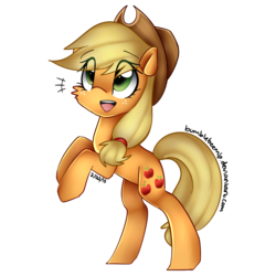 Size: 1000x1000 | Tagged: safe, artist:bumblebeemlp, applejack, g4, female, solo