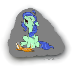 Size: 4487x4117 | Tagged: safe, artist:bluest-ayemel, oc, oc only, pony, absurd resolution, crying, honey, solo