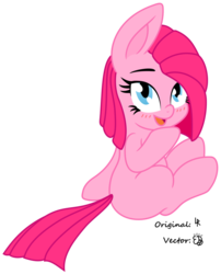 Size: 803x994 | Tagged: safe, artist:darknisfan1995, artist:dubstepbrony4life, pinkie pie, earth pony, pony, g4, cute, cuteamena, female, pinkamena diane pie, simple background, solo, transparent background