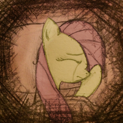 Size: 2448x2448 | Tagged: safe, artist:dr friendship, fluttershy, g4, crying, female, high res, sad, solo