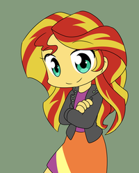 Size: 1200x1500 | Tagged: safe, artist:coffgirl, sunset shimmer, equestria girls, g4, cute, female, shimmerbetes, solo