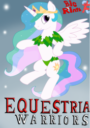 Size: 752x1063 | Tagged: safe, artist:bigrinth, princess celestia, g4, crossover, equestria warriors, female, great fairy, hyrule warriors, solo, the legend of zelda