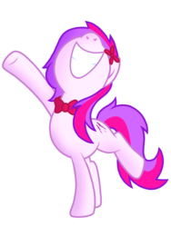 Size: 1536x2048 | Tagged: safe, artist:birdivizer, oc, oc only, oc:silent song, cute, excited, happy, happy pony, nose in the air, ponysona, simple background, smiling, solo, transparent background, vector