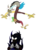 Size: 800x1110 | Tagged: safe, artist:snicket324, discord, g4, aura, chaos in equestria, crossover, dark sonic, discorded, male, puppeteer, simple background, sonic the hedgehog, sonic the hedgehog (series), strings, transparent background, vector