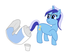 Size: 1280x960 | Tagged: safe, artist:thisnameisnotprofane, minuette, pony, unicorn, g4, female, solo, toothpaste