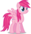 Size: 2437x2658 | Tagged: safe, artist:noxwyll, pinkie pie, rainbow dash, pegasus, pony, g4, female, frown, full body, high res, hooves, mare, palette swap, recolor, shadow, simple background, solo, spread wings, standing, tail, transparent background, vector, wings