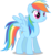 Size: 2437x2658 | Tagged: safe, artist:noxwyll, rainbow dash, pegasus, pony, g4, female, high res, simple background, solo, transparent background, vector