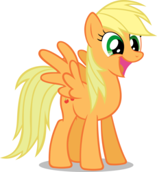 Size: 2432x2658 | Tagged: safe, artist:noxwyll, applejack, rainbow dash, pegasus, pony, g4, female, high res, palette swap, recolor, simple background, solo, transparent background, vector