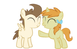 Size: 1121x712 | Tagged: safe, artist:avisola, pound cake, pumpkin cake, g4, brother and sister, cake twins, colt, cute, filly, older, simple background, smiling, transparent background