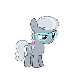 Size: 1000x1000 | Tagged: safe, artist:samey90, silver spoon, g4, confused, filly, glasses