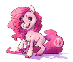 Size: 1050x898 | Tagged: safe, artist:turtle-arts, pinkie pie, g4, female, solo