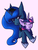 Size: 504x662 | Tagged: safe, artist:6ghost, princess luna, twilight sparkle, g4, hug, simple background, wink