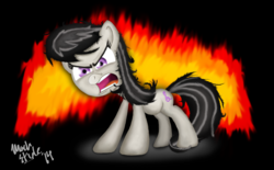 Size: 5500x3400 | Tagged: safe, artist:machstyle, octavia melody, earth pony, pony, g4, angry, female, rage, solo