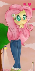 Size: 1000x2000 | Tagged: safe, artist:vixelzf, fluttershy, equestria girls, g4, alternate clothes, cute, female, heart eyes, shyabetes, solo, wingding eyes
