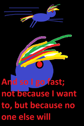 Size: 1408x2104 | Tagged: artist needed, safe, rainbow dash, g4, 1000 hours in ms paint, comic sans, crossover, gotta go fast, male, ms paint, sanic, sonic the hedgehog, sonic the hedgehog (series)