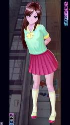 Size: 900x1600 | Tagged: safe, normal norman, velvet sky, equestria girls, g4, artificial academy 2, background human, chloe commons, clothes, skirt