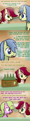 Size: 650x2600 | Tagged: safe, artist:why485, daisy, flower wishes, goldengrape, roseluck, sir colton vines iii, ask the flower trio, g4, ask, bottle, comic, tumblr