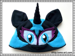 Size: 1000x750 | Tagged: safe, artist:facja, nightmare moon, g4, craft, female, hat, solo