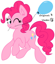 Size: 835x956 | Tagged: safe, artist:darknisfan1995, artist:dubstepbrony4life, pinkie pie, earth pony, pony, g4, female, simple background, solo, transparent background