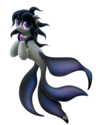 Size: 2000x2500 | Tagged: safe, artist:symbianl, octavia melody, mermaid, merpony, g4, bowtie, female, high res, simple background, solo, species swap, transparent background