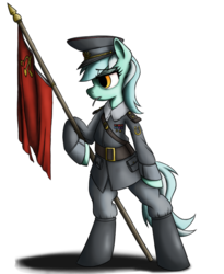 Size: 900x1100 | Tagged: safe, artist:anearbyanimal, pony, bipedal, cigarette, military, solo, soviet