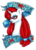 Size: 584x801 | Tagged: safe, artist:nickyflamingo, oc, oc only, oc:chroma splat, pony, unicorn, glasses, solo