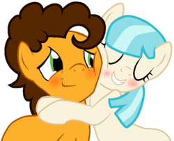 Size: 771x625 | Tagged: safe, artist:assa-chan, cheese sandwich, coco pommel, g4, base used, blushing, cheesecoco, female, male, shipping, straight