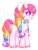 Size: 411x541 | Tagged: safe, artist:oniponii, oc, oc only, earth pony, pony, horns, solo