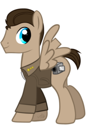 Size: 1024x1326 | Tagged: safe, artist:miles-upshur, miles upshur, outlast, ponified