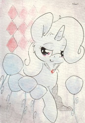 Size: 675x975 | Tagged: safe, artist:slightlyshade, trixie, pony, unicorn, g4, female, mare, solo, traditional art